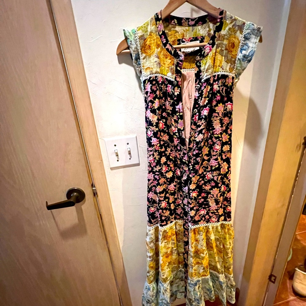 Beautiful bohemian free people dress - great for maternity